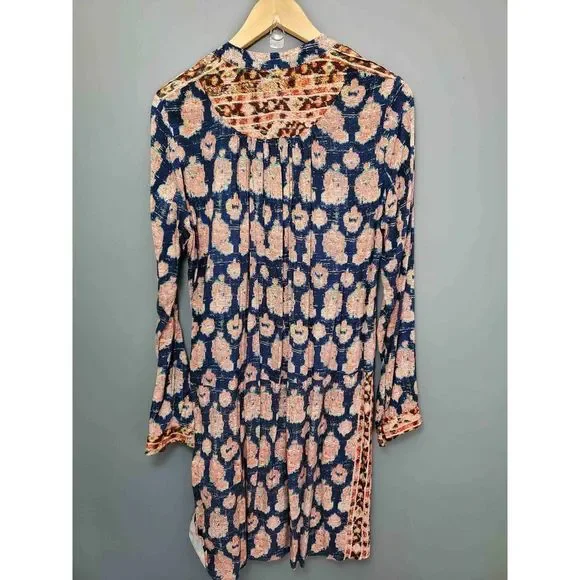 Anthropologie Women's Tiny Paquerette Boho Shirt Dress Size Medium - Picture 10 of 10